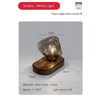 Ice cube style optical lamp

