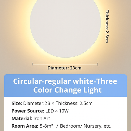 Insulated exterior round wall light

