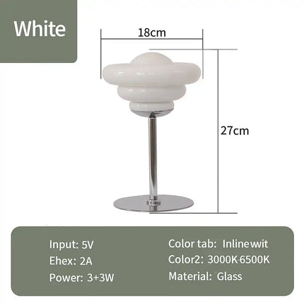 Korean Retro Pleated Table Lamp
