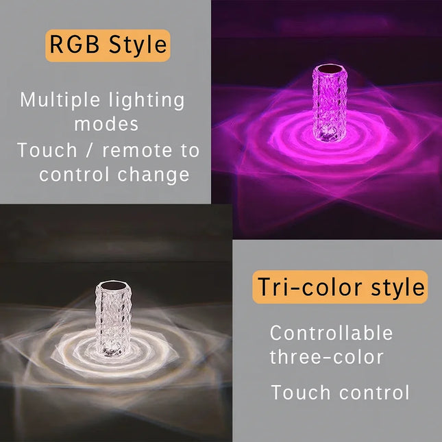 LED Crystal Desk Light

