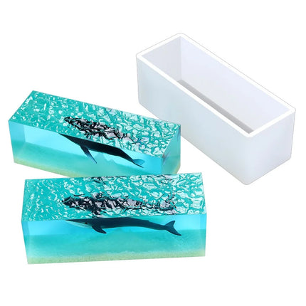 LED Resin Whale Night Light

