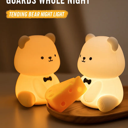 LED Teddy Bear Bedside Lamp

