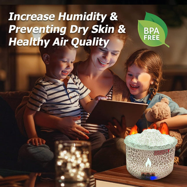 LED Volcano Mist Diffuser

