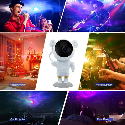 LED astronaut robot lamp