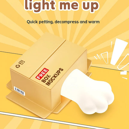 LED cat claw night light

