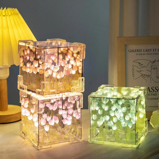 LED cube night light

