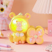 Flower Bear Night Light Pen Holder Yellow