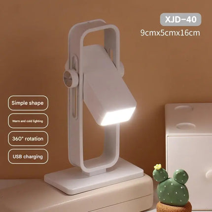 LED desk lamp with USB charging


