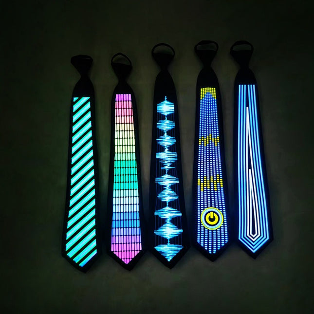LED light up tie

