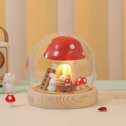 Mushroom ball lamp