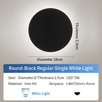 LED round bulkhead light IP65

