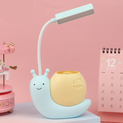 LED snail desk lamp

