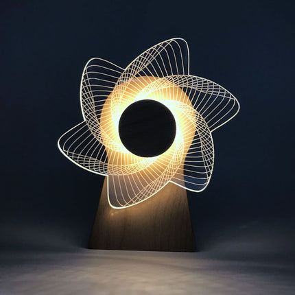 LED windmill rotation light

