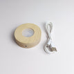 Frosted charging round 8cm (colorful light)