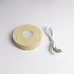Frosted charging round 10cm (white light)