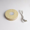 Frosted charging round 10cm (colorful light)