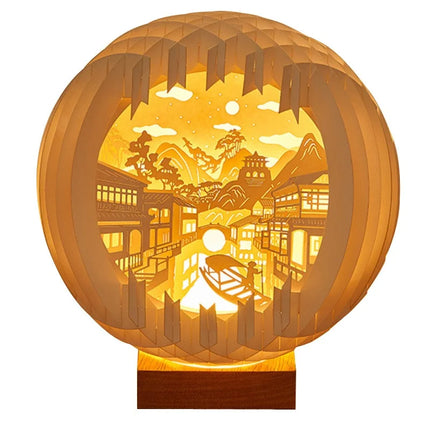 Layered Paper Shadow Lamp

