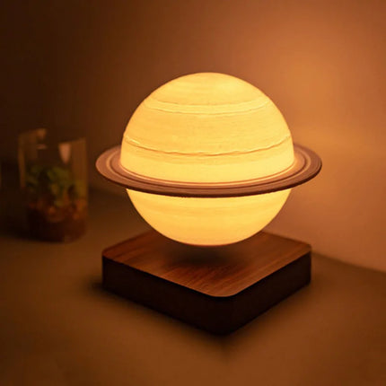 Levitating Saturn floating lamp

