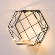 Black hexagonal grid
