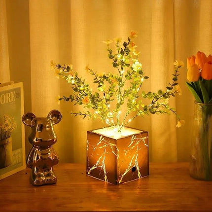 Rechargeable Flower Pot Ambiance Lamp | Indoor-Outdoor Decorative