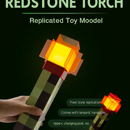 Minecraft Torch Wall Light


