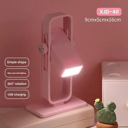 Mini desk lamp with battery

