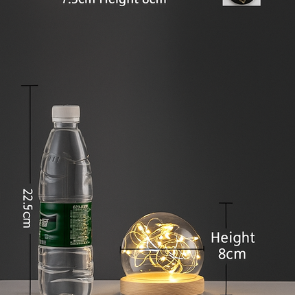 Modern urchin glass lamp

