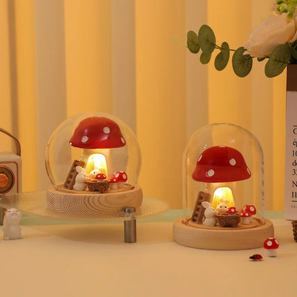 Mushroom ball lamp