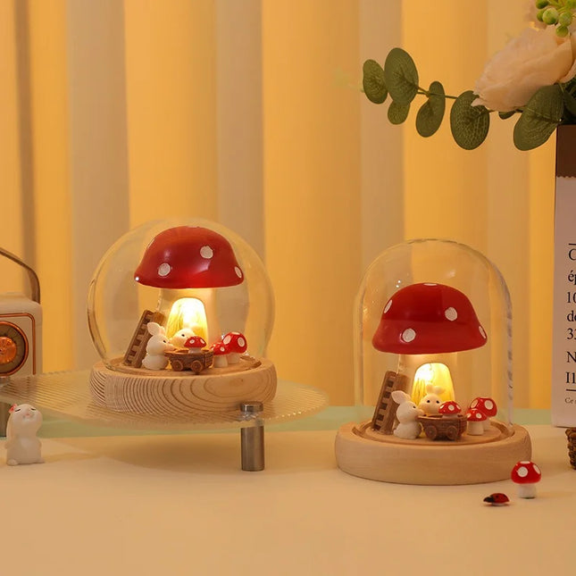 Mushroom ball lamp