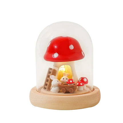 Mushroom ball lamp