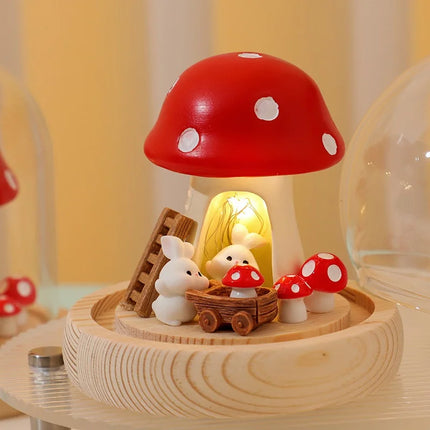 Mushroom ball lamp