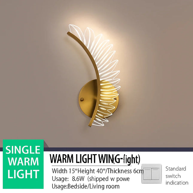 Natural coconut leaf light

