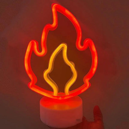 Cross-Border Desktop Neon Light – Decorative Modeling Lamp for Girl’s Room, Festive Atmosphere Night Light Ornament