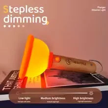 Novelty plunger table lamp

