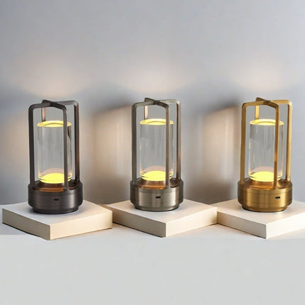 Portable Rechargeable Table Lamp – Romantic Ambient Light for Hotel & Camping