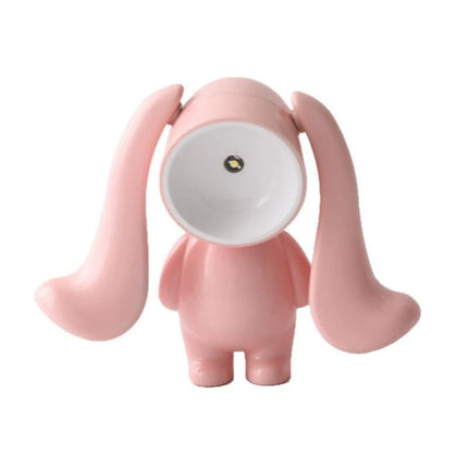 Mini Rabbit LED Desk Lamp Portable Night Light for Home Office Student Travel Bedroom Desktop