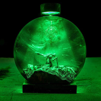 Fallen Knight Helmet 3D Resin Lamp Unique Boys Room Decoration Night Light Gift