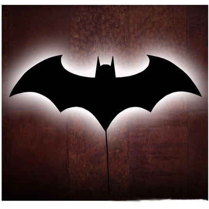 3D Batman LED Night Light – Creative Superhero Wall Lamp & Bedside Atmosphere Light for Home Decoration