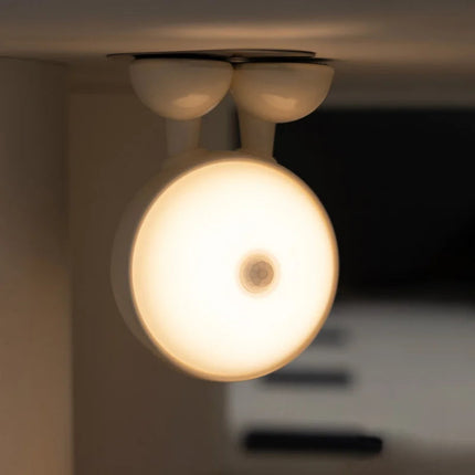 Big Eyes Human Body Sensor Night Light Soft Eye Protection LED Magnetic Wardrobe Bed Hallway Bedside Lamp