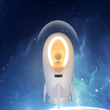 Rocket-Shaped Bluetooth Speaker Night Light Creative Bedside Lamp Children's Holiday Gift Bedroom Atmosphere Light