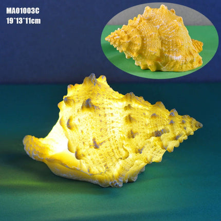 Resin Conch Night Light Ocean Series Pendant Decorative Lamp Holiday Gift