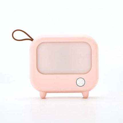 Creative DIY Retro Cartoon Night Light USB Rechargeable LED Bedside Table Lamp for Boys and Girls