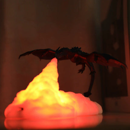 3D Printed Rocket LED Night Light Creative Novelty Gift Cross Border Electronic Decoration Lamp