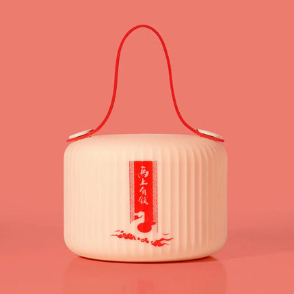 Creative Portable Silicone Lantern Night Light – Rechargeable Bedside Lamp For Cozy Sleep, Perfect Mid-Autumn Festival Gift