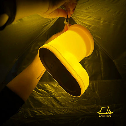 Cute Rain Boots Night Light – Silicone Pat Lamp for Home, USB Charging & Sleep Timer