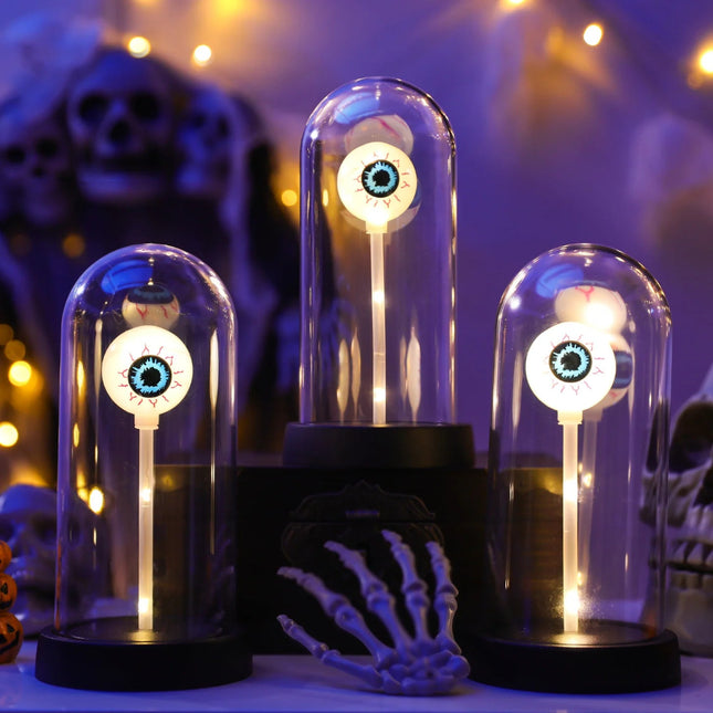 Glowing One-Eyed Night Light – LED Halloween Lantern, Ghost Festival Party Decoration, Atmospheric Ornament