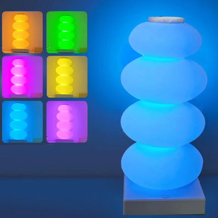 DIY Creative Desk Lamp LED Rechargeable Night Light Colorful Bedside Lamp Bedroom Atmosphere Ornament Gift