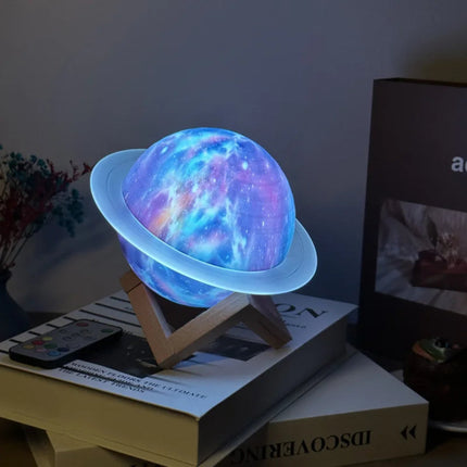 Saturn Ring Bluetooth Speaker Desktop HiFi Subwoofer 3D Lighting Audio Home Upgrade 2023