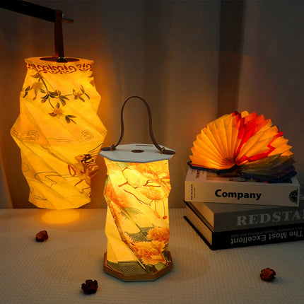 Creative Book Lamp – Portable Folding Lantern for Campus, University & Annual Meeting Gifts, New Year Cultural Decor