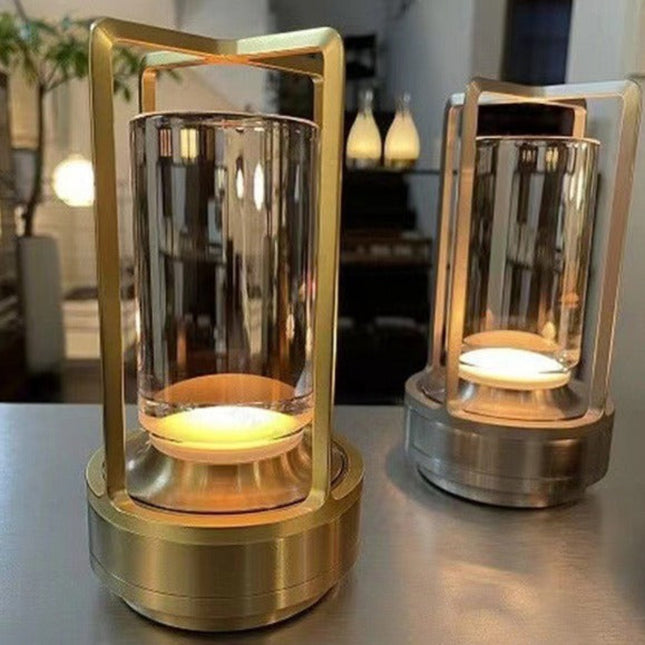 Portable Rechargeable Table Lamp – Romantic Ambient Light for Hotel & Camping